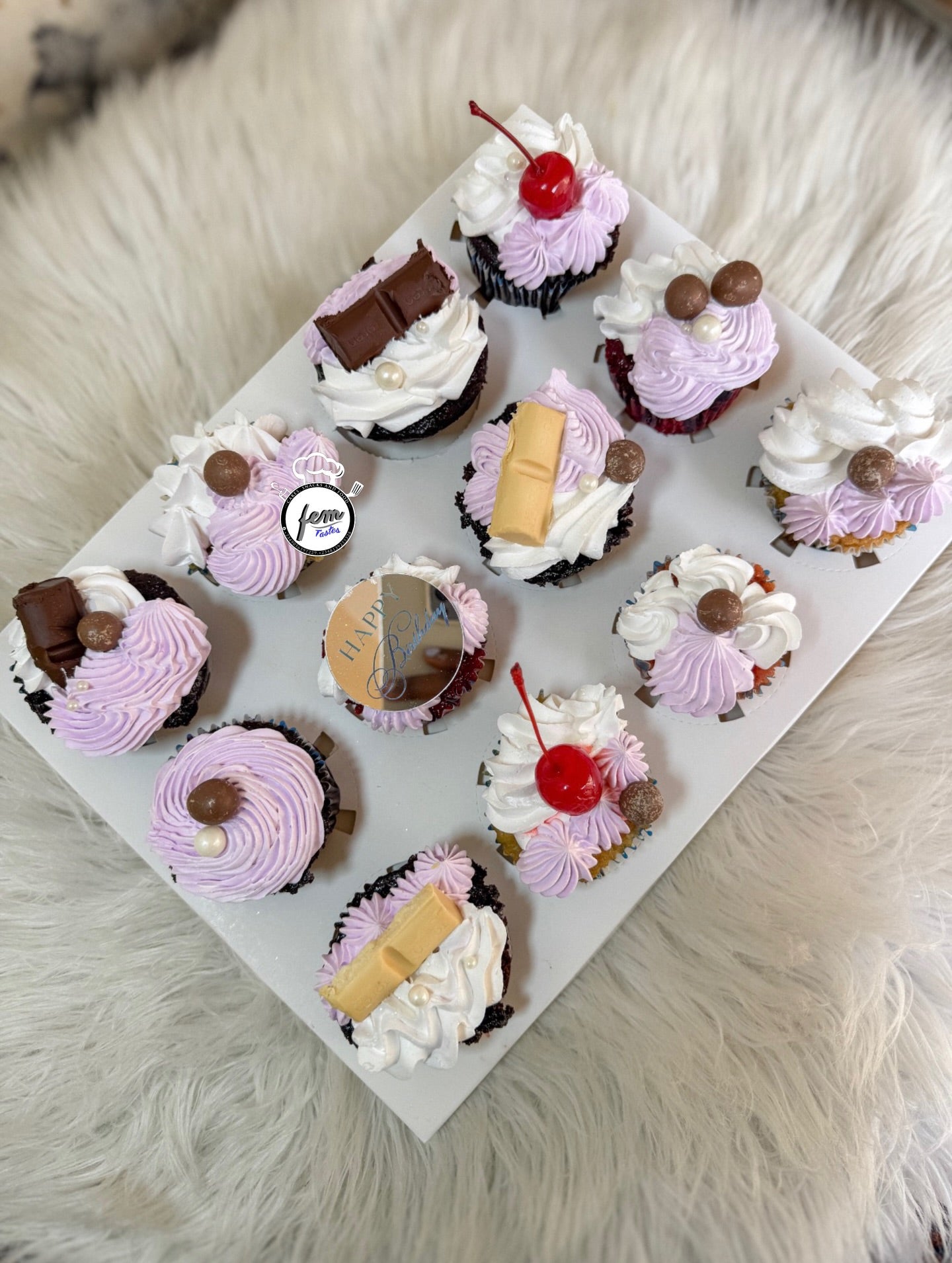 Cherrie on-top Cupcake
